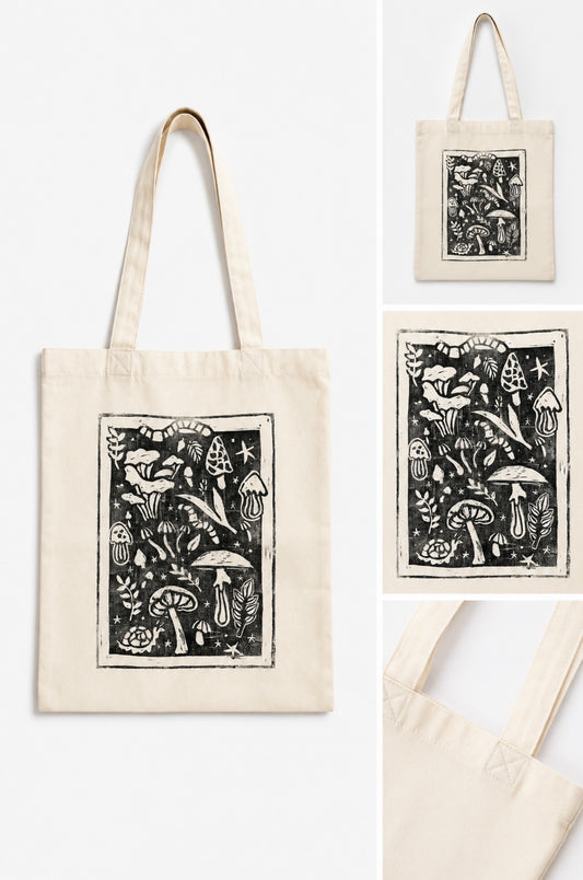 Mushroom tote bag