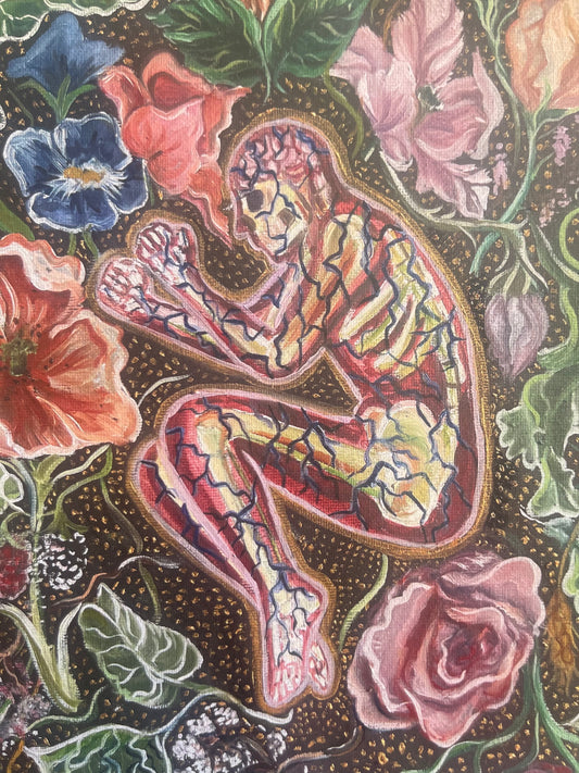 8 x 10 inches print of "Nerve Garden"
